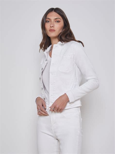 l'agence celine jacket|L'AGENCE Celine Jacket In Blanc Destruct.